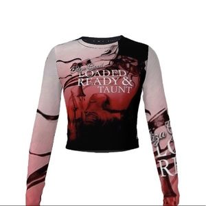 Veranda Couture Loaded Ready & Taunt Mesh Top